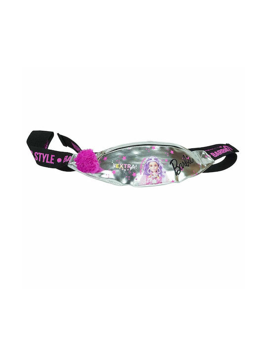 Barbie Kids Waist Bag Gray 30cmx8cmx9cmcm