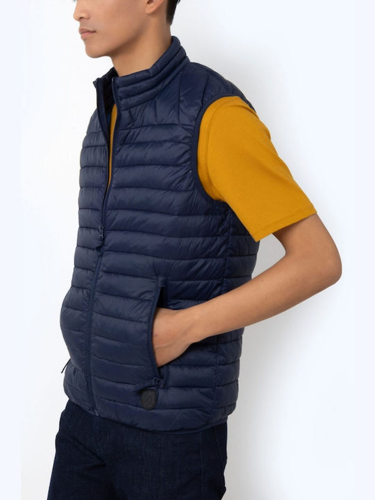 The Bostonians Men's Sleeveless Jacket Blue