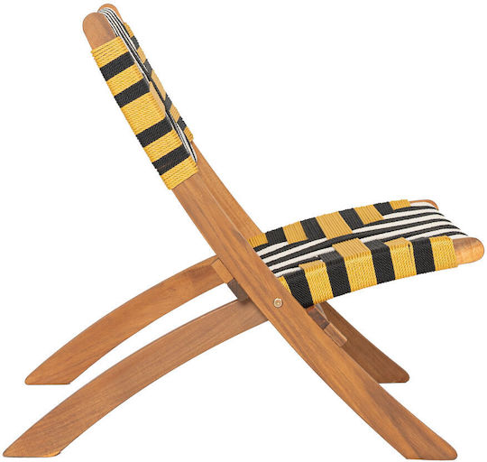 Градински Стол Дървен Verano Многоцветен 78x60x72,5см