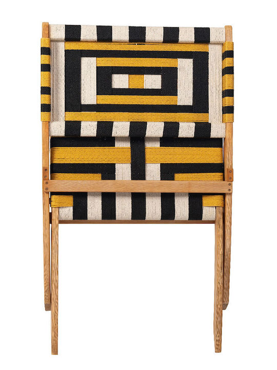 Καρέκλα Εξωτερικού Χώρου Ξύλινη Verano Multicolor 78x60x72.5εκ.