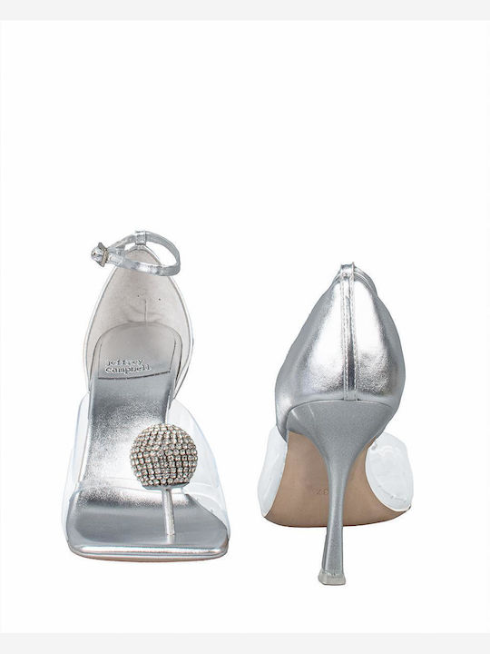 Jeffrey Campbell Women's Sandals Heels Silver