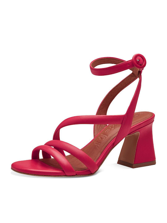 Leder Sandalen Rosa