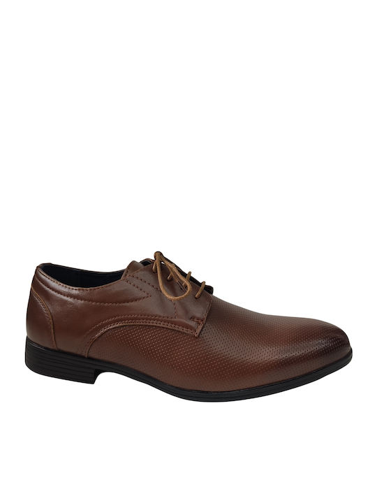 Men's Synthetic Leather Casual Shoes Tabac Brown