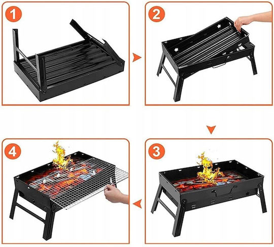 Portable Charcoal Grill 35cmx27cm