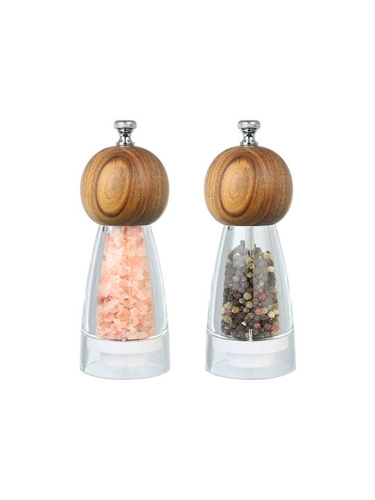 Estia Allure Manual Set Spice Mills made of Glass 16.5cm 1pcs