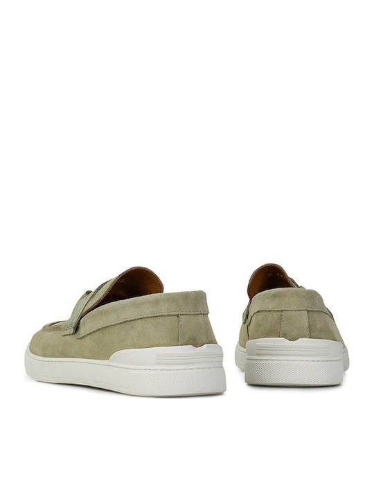 Mocasini barbati in Verde Culori