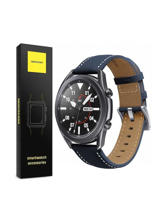Spacecase Λουράκι Δερμάτινο Μπλε (Forerunner 55/245/645 / Vivoactive 3/5/HR / Venu Sq 2)