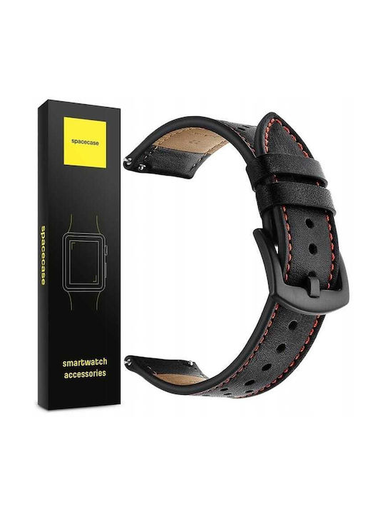 Spacecase Curea Piele Negru (Galaxy Watch 42mm - Ceas Galaxy 42mm)