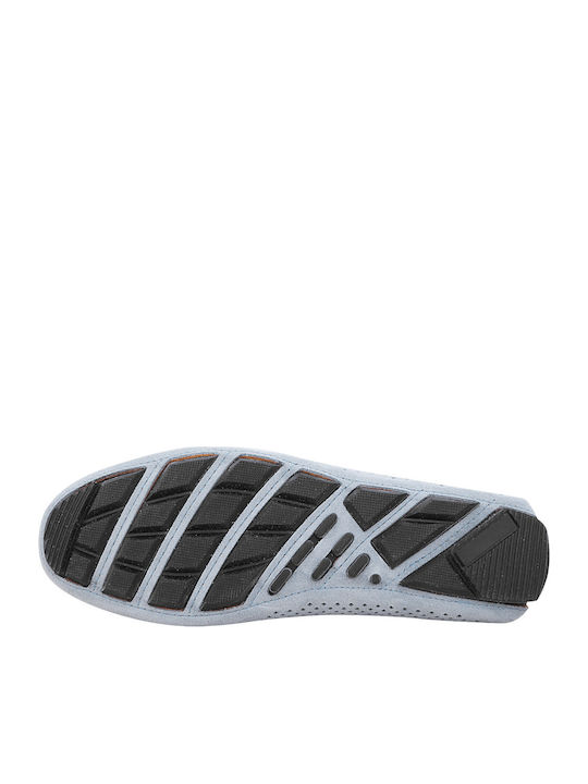 Melsen Suede Ανδρικά Loafers σε Μπλε Χρώμα