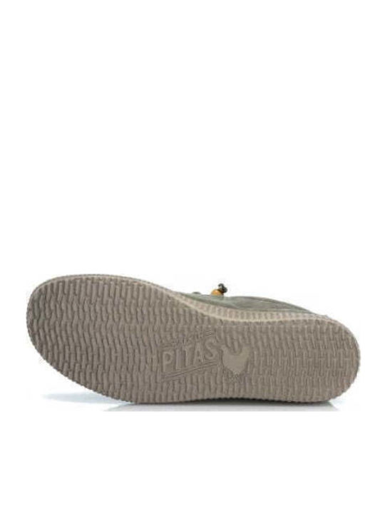 Men's Leather Moccasins Green