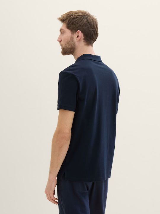 Basic Polo T-shirt Μπλε