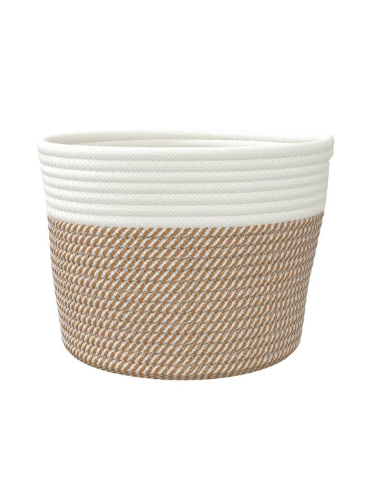 vidaXL Storage Basket Fabric Multicolour 24x24x18cm 2pcs