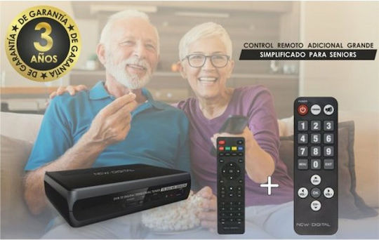 New Digital S7833510 Ψηφιακός Δέκτης Mpeg-4 SD (480p) Σύνδεση HDMI
