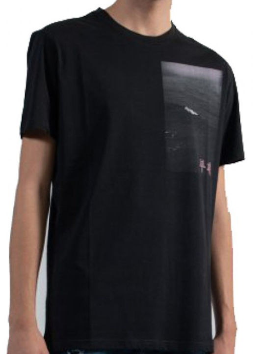 Royal Denim 287 Men's Short Sleeve T-shirt Black