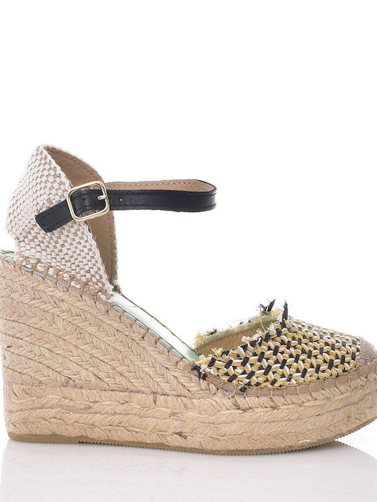 Star Love Star Love Women's Platform Espadrilles Black