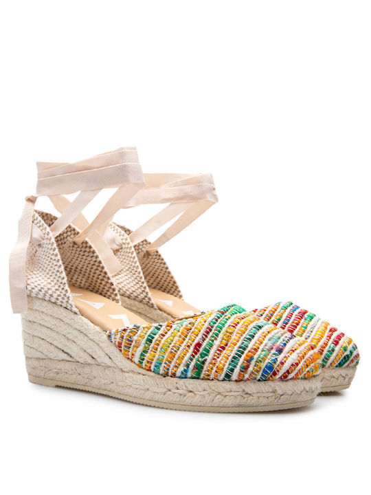 Manebi Women's Platform Espadrilles Multicolour