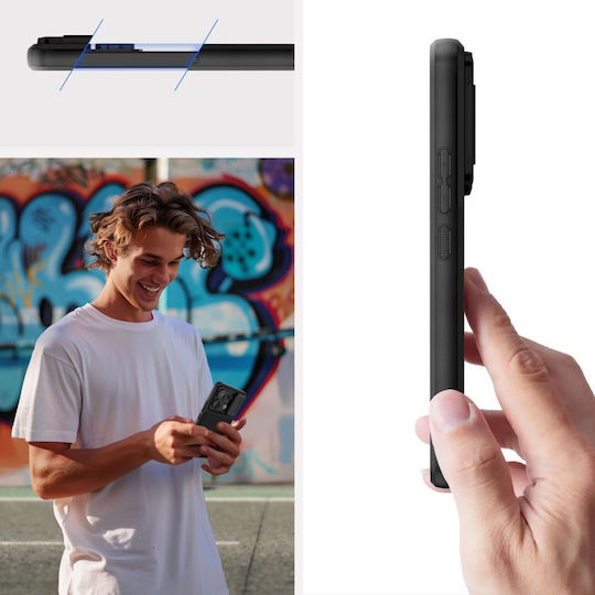 Tech-Protect Back Cover Σιλικόνης / Πλαστικό Μαύρο (Redmi Note 13 Pro 5G / Poco X6 5G)