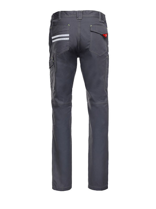 Payper Worker Stretch Reflective Work Trousers Gray