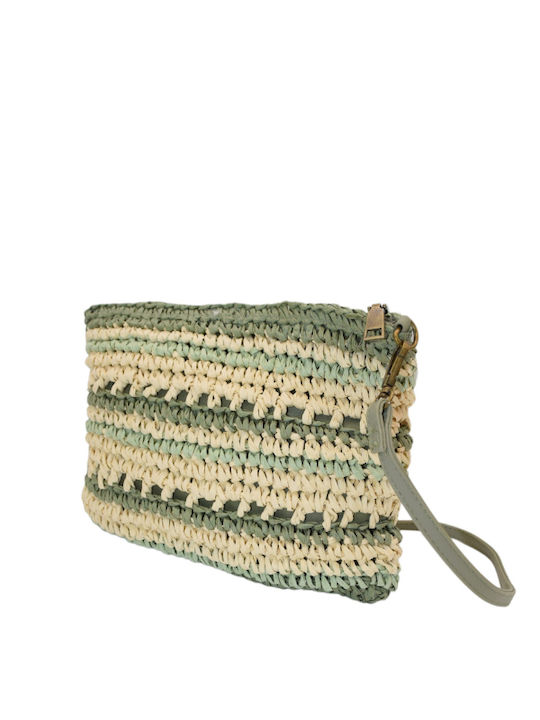 Morena Spain Straw Beach Bag Green