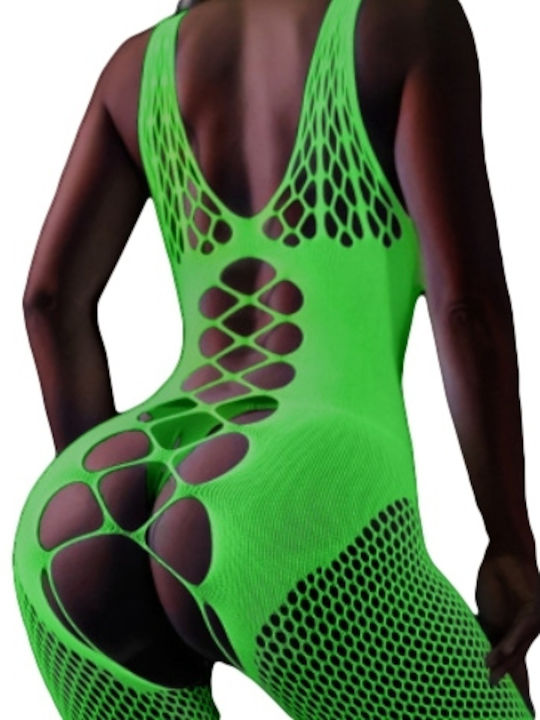Bodystocking Light In Darkness Mesh Hole Universal Size