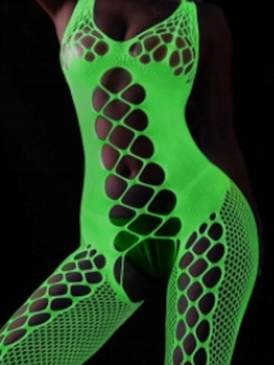 Bodystocking Light In Darkness Mesh Hole Universal Size