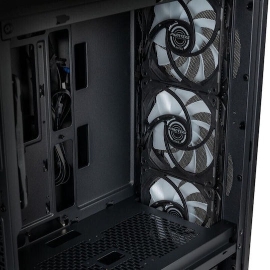 Phanteks XT Pro Ultra Геймърско бюро Midi Tower Компютърна кутия със страничен прозорец Черен