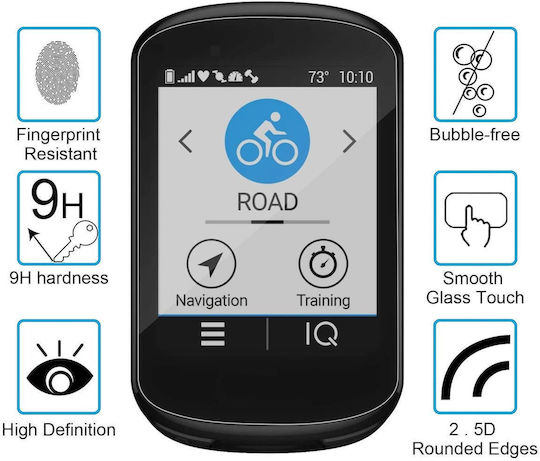 Garmin Edge 830 0.26mm 2.5d 9h Tempered Glass Film Screen Protector