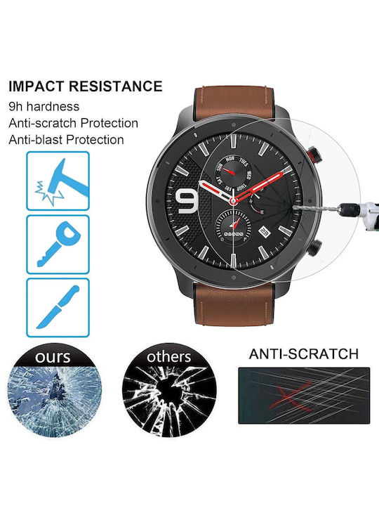 Amazfit Gtr 47mm 0.26mm 2.5d 9h Tempered Glass Film Screen Protector