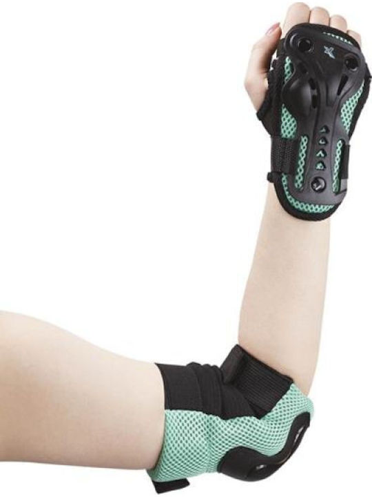 Nils H706 Protective Gear Set for Rollers Green