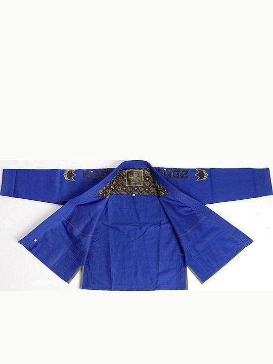 Kingz Comp 450 V5 Gi Bărbați Uniforme Jiu Jitsu brazilian Albastru