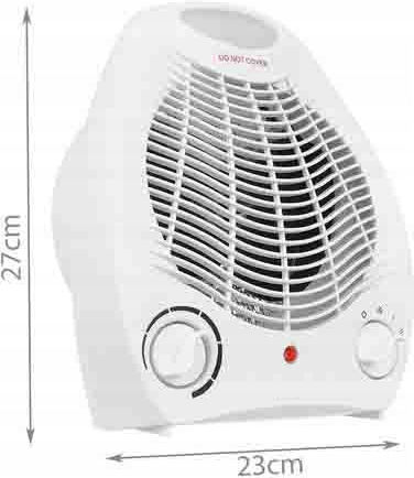 Αερόθερμο Δωματίου Δαπέδου Λευκό 2000W
