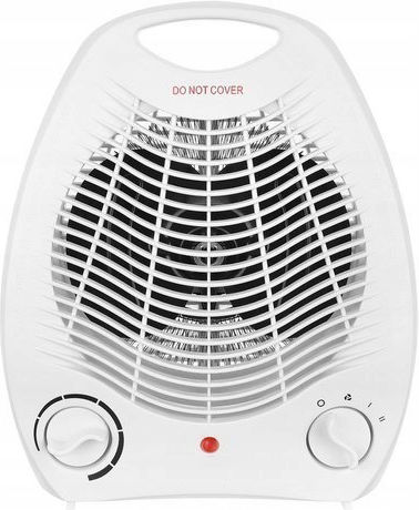 Αερόθερμο Δωματίου Δαπέδου Λευκό 2000W
