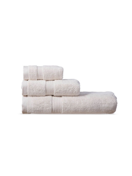 Nef-Nef Homeware Hand Towel Aegean 30x50cm. Ecru