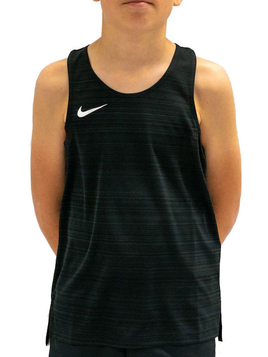 Nike Kids Blouse Sleeveless Black Dry Miler Singlet