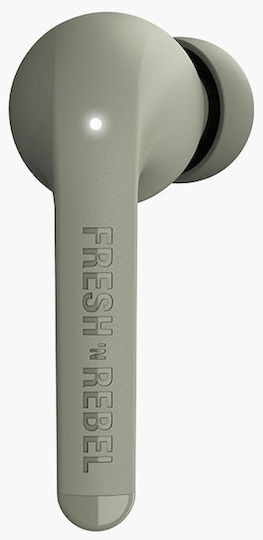 Fresh 'n Rebel Twins Fuse In ear Bluetooth хендсфри Слушалки с Кутийка за Зареждане Изсушено зелено