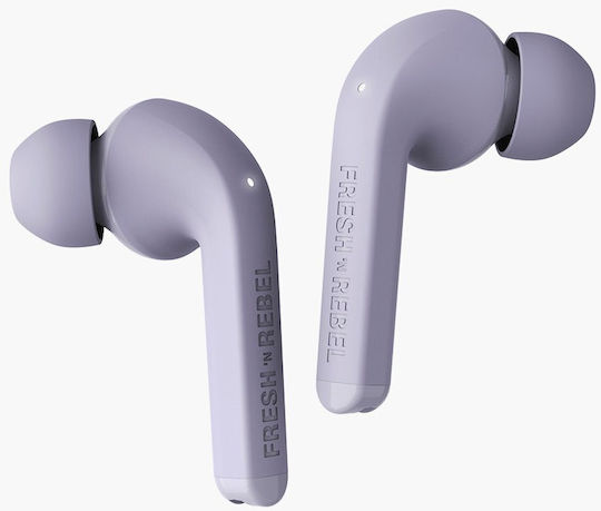 Fresh 'n Rebel Twins Fuse In-ear Bluetooth Handsfree Căști cu Carcasă de Încărcare Dreamy Lilac