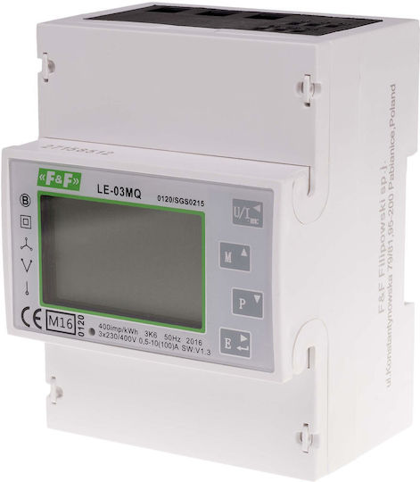 F&F Contor De Kilowați Pentru Panou Electric Digital Trifazat Modbus LE-03MQ