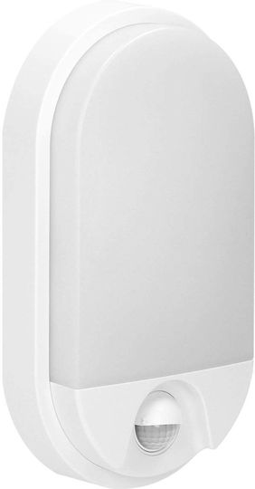 Adviti Wall-Mounted Outdoor Ceiling Lamp LED IP54 15W with Natural White Light 11.92x21.22x4.45cm