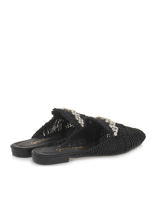 Flat Mules σε Μαύρο Χρώμα