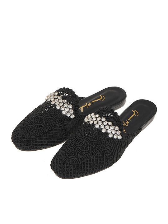 Flat Mules σε Μαύρο Χρώμα