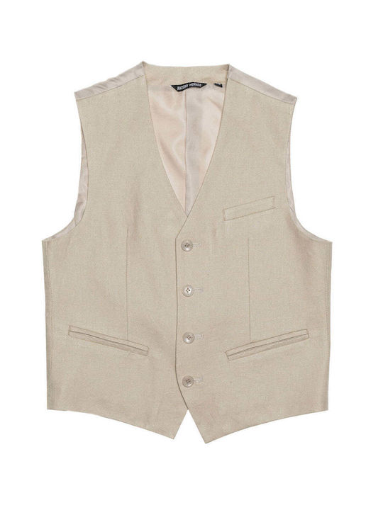 Kids Vest Beige