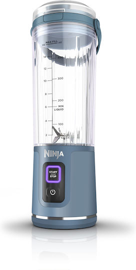 Ninja Blast Μπλέντερ με Πλαστική Κανάτα 530 ml 7.4V Denim Blue