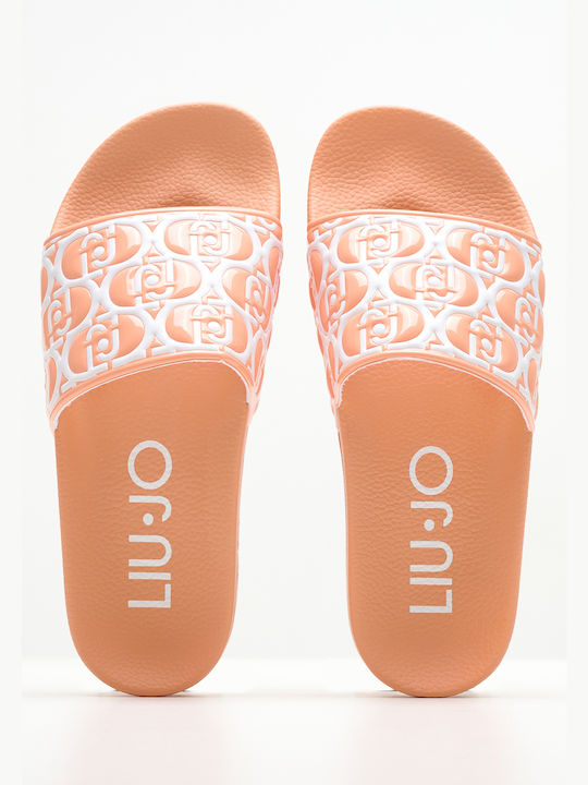 Liu Jo Women's Platform Flip Flops Orange