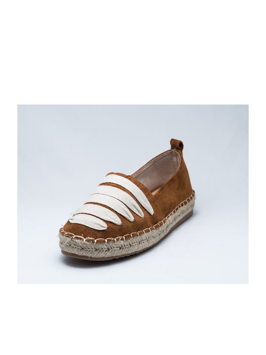 Women's Fabric Espadrilles Brown