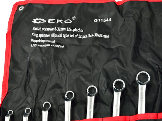 Geko Set 12 Double Polygon Wrench