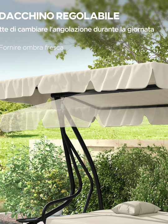 Metallic Swing Beige L195xW117xH175cm