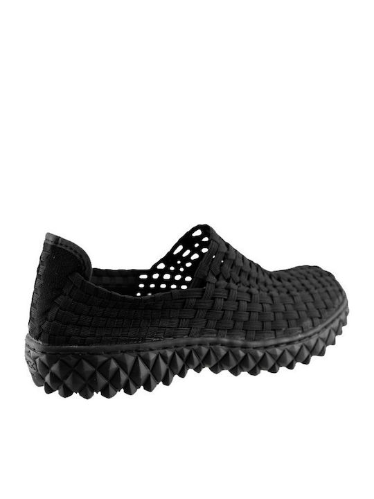 Damen Slip-Ons Schwarze