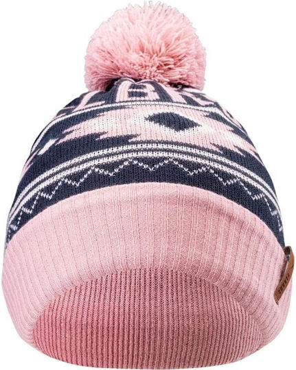 Beanie Frauen Beanie Gestrickt in Rosa Farbe