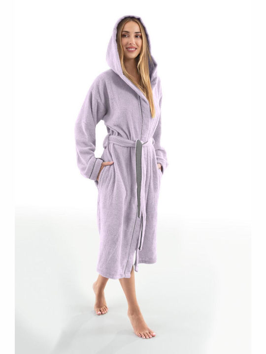 Guy Laroche Casual Bademantel Lilac