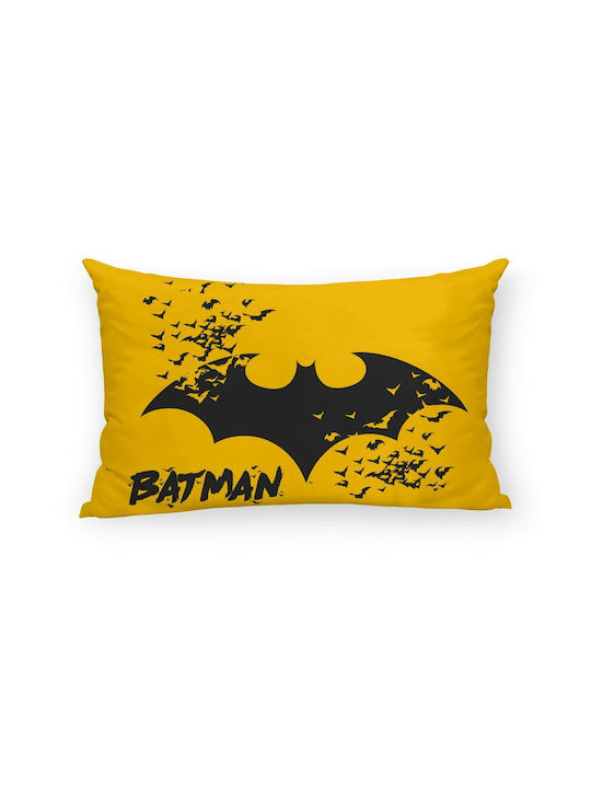 Batman Kids Throw Pillow Cover 30x50cm Yellow